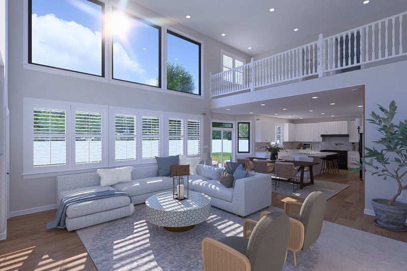 Dream House Plan - Interior - Family Room 2 for Traditional House Plan #1060-288 - 4 bed, 2.5 bath