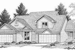 Traditional Exterior - Front Elevation Plan #70-654