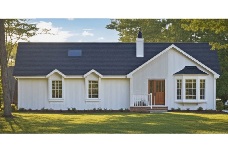 Dream House Plan - Country Exterior - Front Elevation Plan #3-323