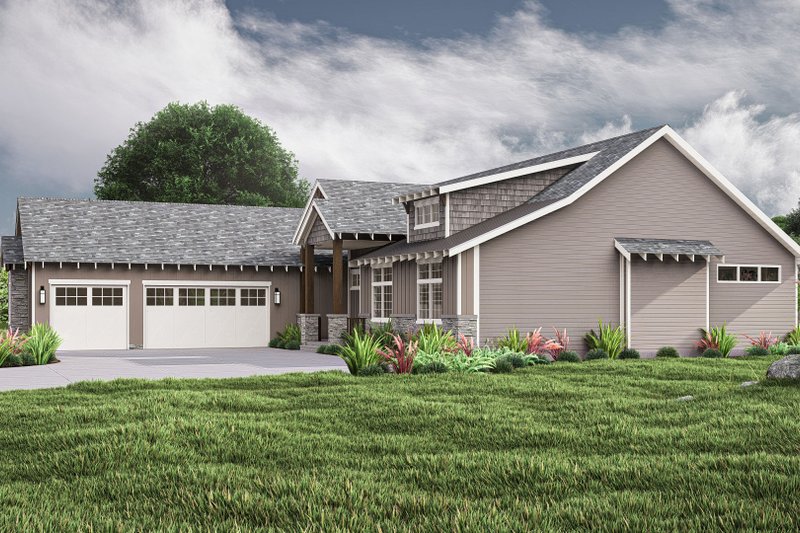 Dream House Plan - Exterior - Other Elevation 1 for Craftsman House Plan #455-301 - 3 bed, 2.5 bath
