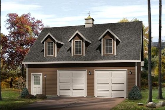 Exterior - Other Elevation for Country House Plan #22-419, 0 bath