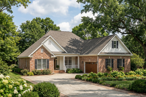 Traditional Exterior - Front Elevation Plan #17-1122