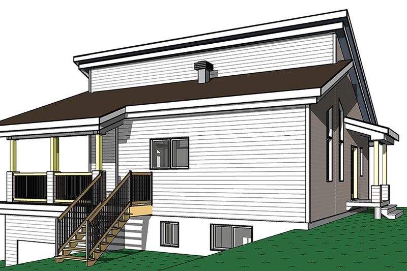 House Plan Design - Exterior - Other Elevation for Cottage House Plan #23-2713 - 3 bed, 2 bath