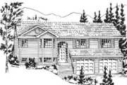 Traditional Style House Plan - 3 Beds 2 Baths 1387 Sq/Ft Plan #18-9328 