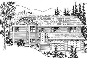 Traditional Exterior - Front Elevation Plan #18-9328