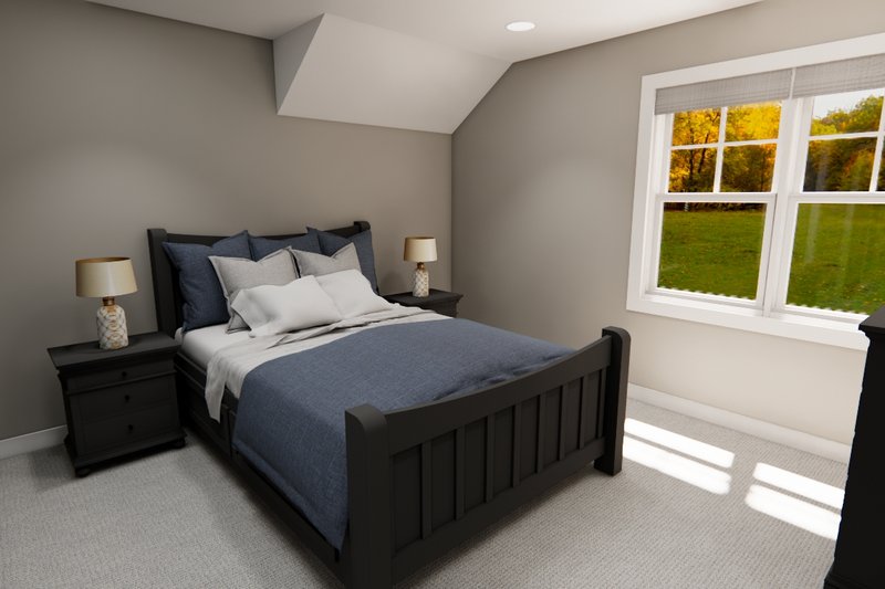 House Design - Interior - Bedroom for Craftsman House Plan #51-1373 - 4 bed, 3.5 bath