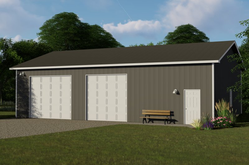 Architectural House Design - Country Exterior - Front Elevation Plan #1064-54