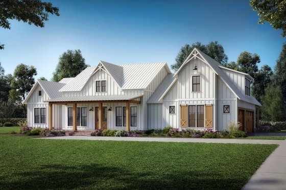 Exterior - Other Elevation for Farmhouse House Plan #1074-113 - 4 bed, 3.5 bath