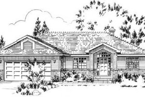 Traditional Exterior - Front Elevation Plan #18-9304
