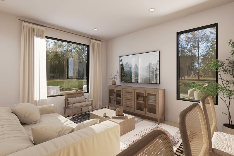 Dream House Plan - Interior - Family Room 1 for Farmhouse House Plan #23-2907 - 3 bed, 1 bath