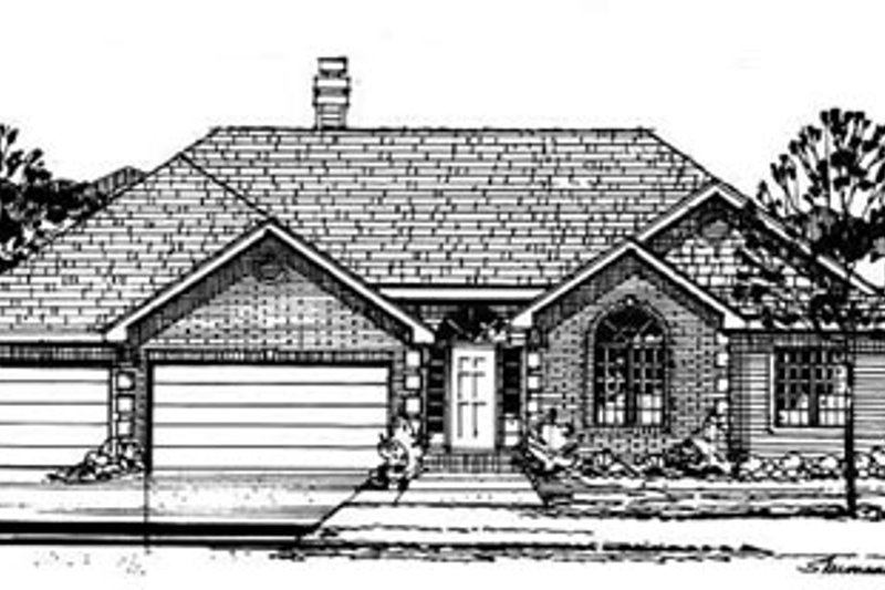 House Plan Design - Traditional Exterior - Front Elevation Plan #50-216