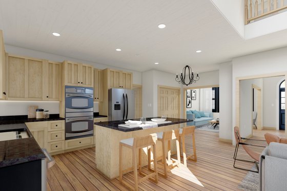 Interior - Kitchen for Traditional House Plan #1060-148 - 3 bed, 2.5 bath