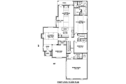 Colonial Style House Plan - 4 Beds 0 Baths 2828 Sq/Ft Plan #81-1542 