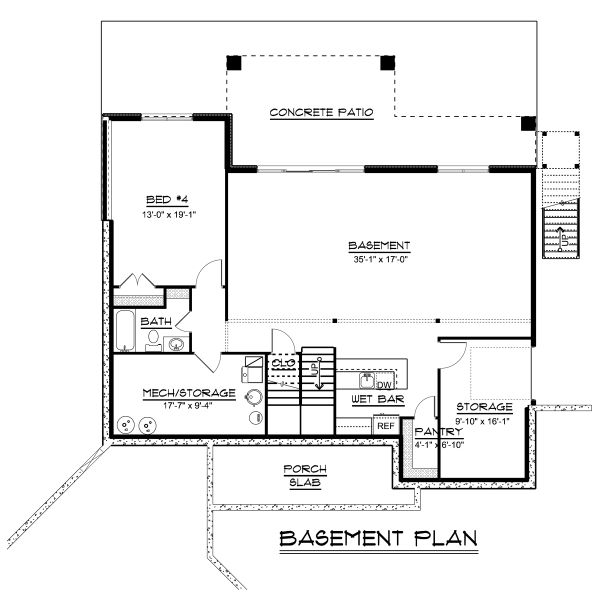 Home Plan - Craftsman Floor Plan - Other Floor Plan #1064-17