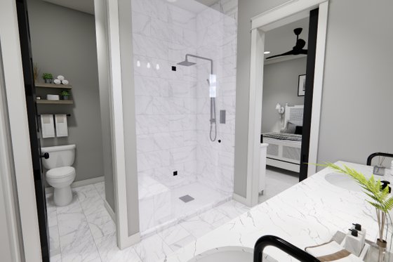 Interior - Master Bathroom 1 for Farmhouse House Plan #51-1261 - 3 bed, 3.5 bath