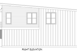 Exterior - Other Elevation 1 for Traditional House Plan #932-436 - 3 bed, 2 bath
