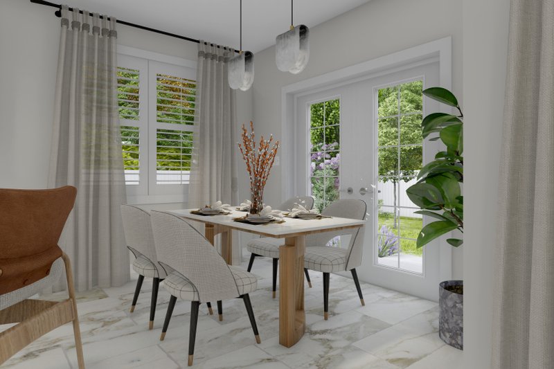 House Design - Interior - Dining Room for Traditional House Plan #1060-226 - 3 bed, 2 bath