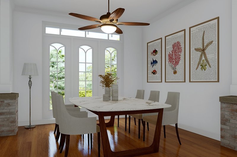 Dream House Plan - Interior - Dining Room 1 for Traditional House Plan #54-469 - 3 bed, 3.5 bath