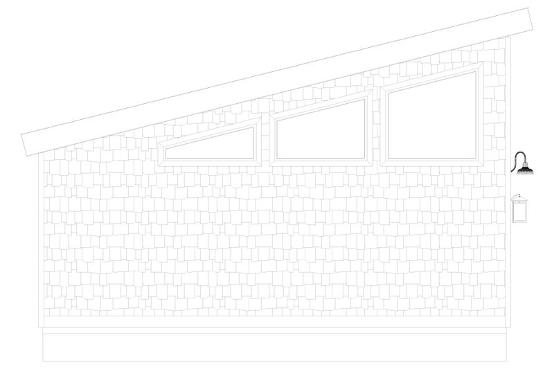 House Blueprint - Exterior - Other Elevation for Contemporary House Plan #1060-486, 0 bath