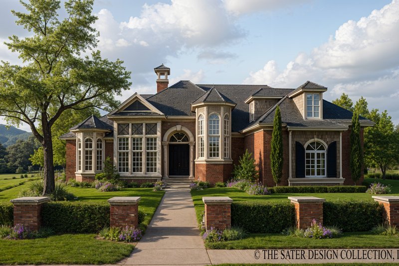 Home Plan - Colonial Exterior - Front Elevation Plan #930-292