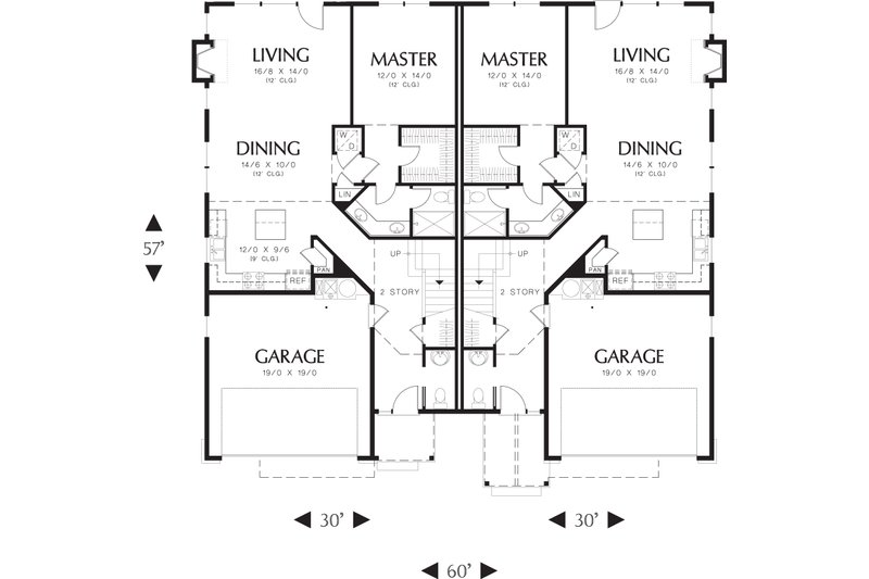 Dream House Plan - Floor Plan - Main Floor for Craftsman House Plan #48-566 - 3 bed, 2.5 bath