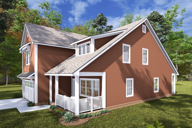 Architectural House Design - Exterior - Other Elevation for Cottage House Plan #513-2274 - 4 bed, 3.5 bath