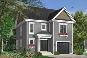 Traditional Exterior - Front Elevation Plan #23-671