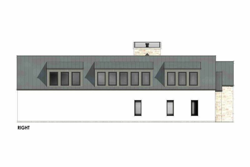 Dream House Plan - Exterior - Other Elevation 1 for Modern House Plan #1096-13 - 4 bed, 4.5 bath