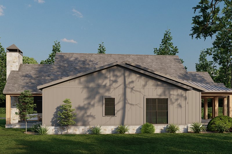 House Plan Design - Exterior - Other Elevation 1 for Barndominium House Plan #923-315 - 4 bed, 2.5 bath