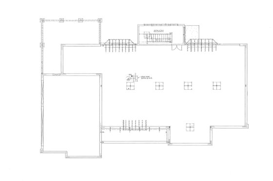 Floor Plan - Lower Floor for Mediterranean House Plan #57-279 - 3 bed, 2.5 bath