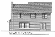 Traditional Style House Plan - 4 Beds 3 Baths 2106 Sq/Ft Plan #70-303 