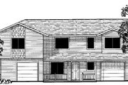 Traditional Style House Plan - 3 Beds 1.5 Baths 2207 Sq/Ft Plan #303-373 