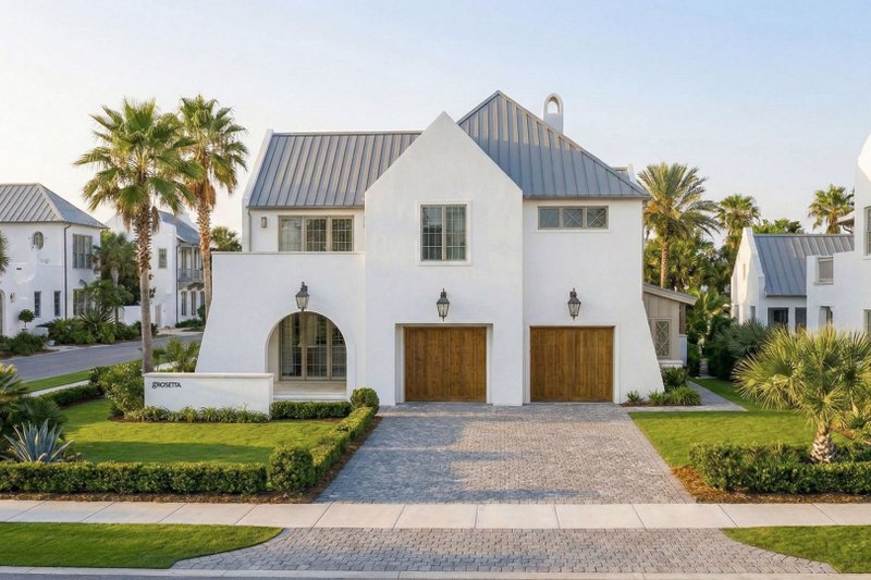 Dream House Plan - Exterior - Front Elevation 2 for Beach House Plan #455-754 - 4 bed, 3.5 bath