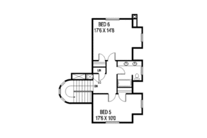 Floor Plan - Other Floor for Country House Plan #60-128 - 6 bed, 4 bath