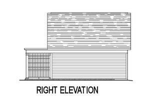 Exterior - Other Elevation 3 for Craftsman House Plan #123-109, 0 bath