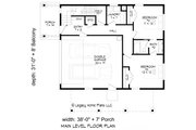 Contemporary Style House Plan - 3 Beds 2.5 Baths 2629 Sq/Ft Plan #932-637 