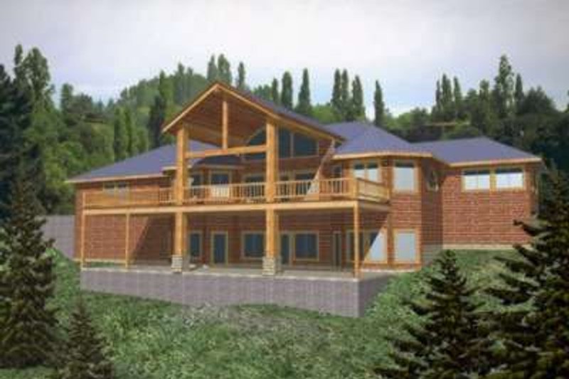 Dream House Plan - Modern Exterior - Front Elevation Plan #117-443
