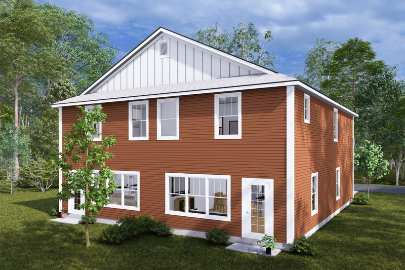 Architectural House Design - Exterior - Other Elevation 2 for Cottage House Plan #513-2278 - 3 bed, 2.5 bath