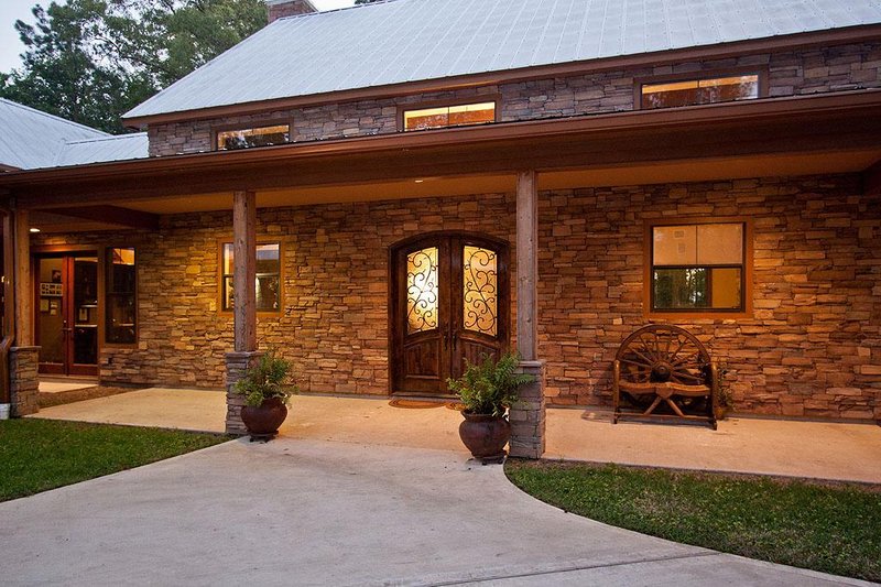 Architectural House Design - Modern design, Ranch style home, elevation photo