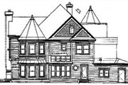 Victorian Style House Plan - 4 Beds 5 Baths 4161 Sq/Ft Plan #320-295 