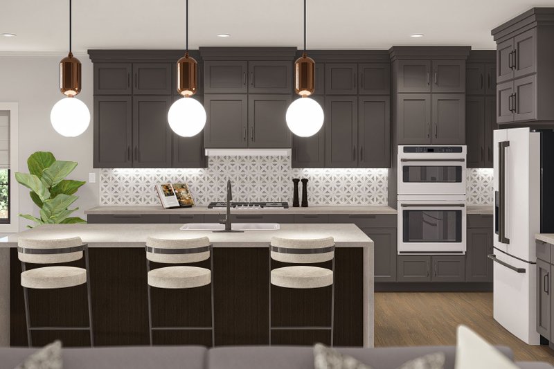 Dream House Plan - Interior - Kitchen 1 for Modern House Plan #455-444 - 4 bed, 3.5 bath