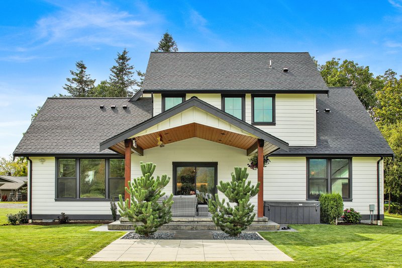 Dream House Plan - Exterior - Rear Elevation 1 for Farmhouse House Plan #1070-16 - 3 bed, 2.5 bath