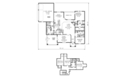 European Style House Plan - 5 Beds 3.5 Baths 3295 Sq/Ft Plan #65-536 