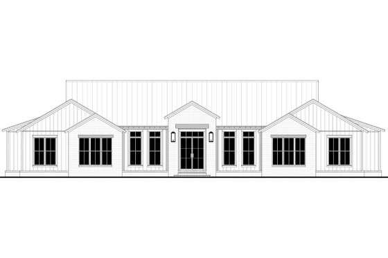Exterior - Front Elevation 6 for Farmhouse House Plan #430-398 - 5 bed, 4.5 bath