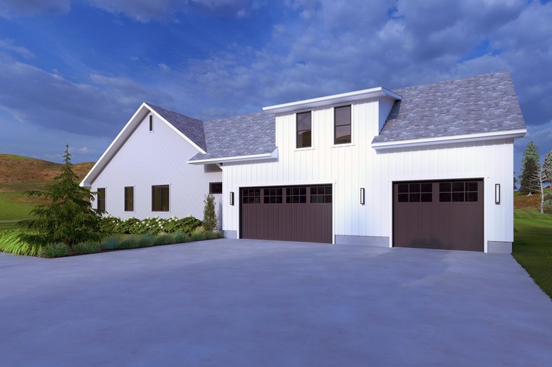 Dream House Plan - Exterior - Other Elevation 2 for Farmhouse House Plan #1111-34 - 3 bed, 3.5 bath