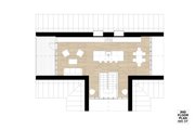Modern Style House Plan - 3 Beds 2 Baths 1726 Sq/Ft Plan #933-16 Floor 