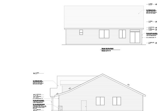 Exterior - Other Elevation 1 for Craftsman House Plan #53-681 - 4 bed, 2 bath