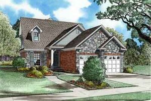 Traditional Exterior - Front Elevation Plan #17-260