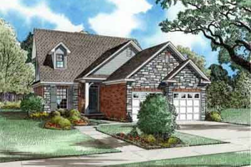 Home Plan - Traditional Exterior - Front Elevation Plan #17-260