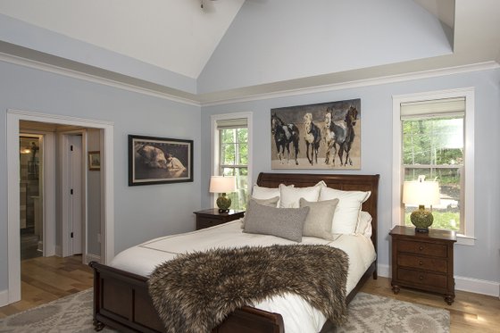 Interior - Master Bedroom for Craftsman House Plan #929-14 - 3 bed, 2 bath